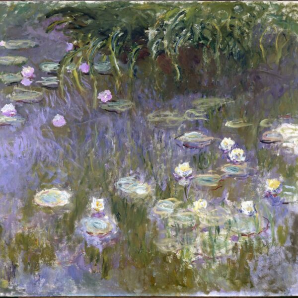Les Nymphéas de Claude Monet, le bassin impressionniste reproduit à l’huile peinte à la main sur toile