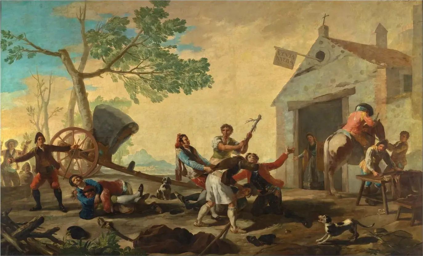 A Fight at the Venta Nueva — Francisco Goya