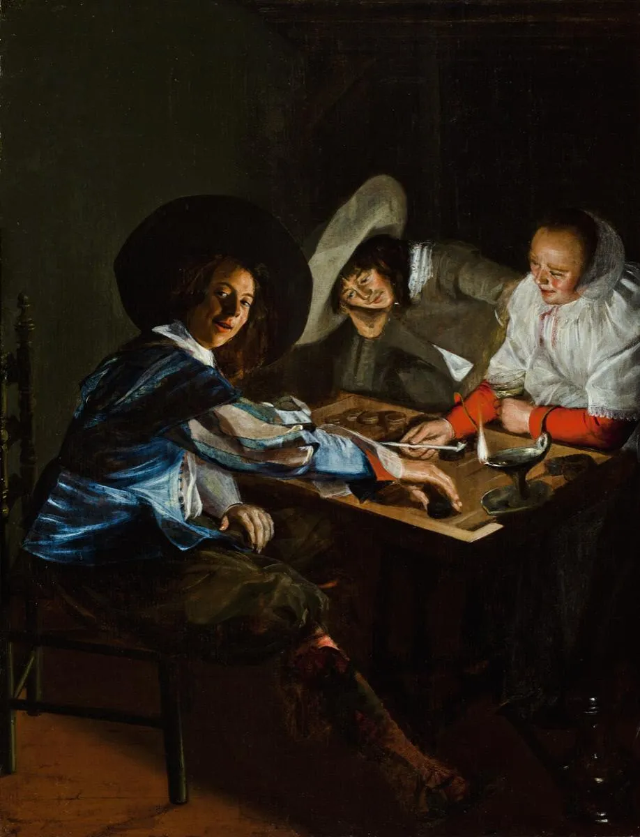 A Game of Tric Trac — Judith Leyster