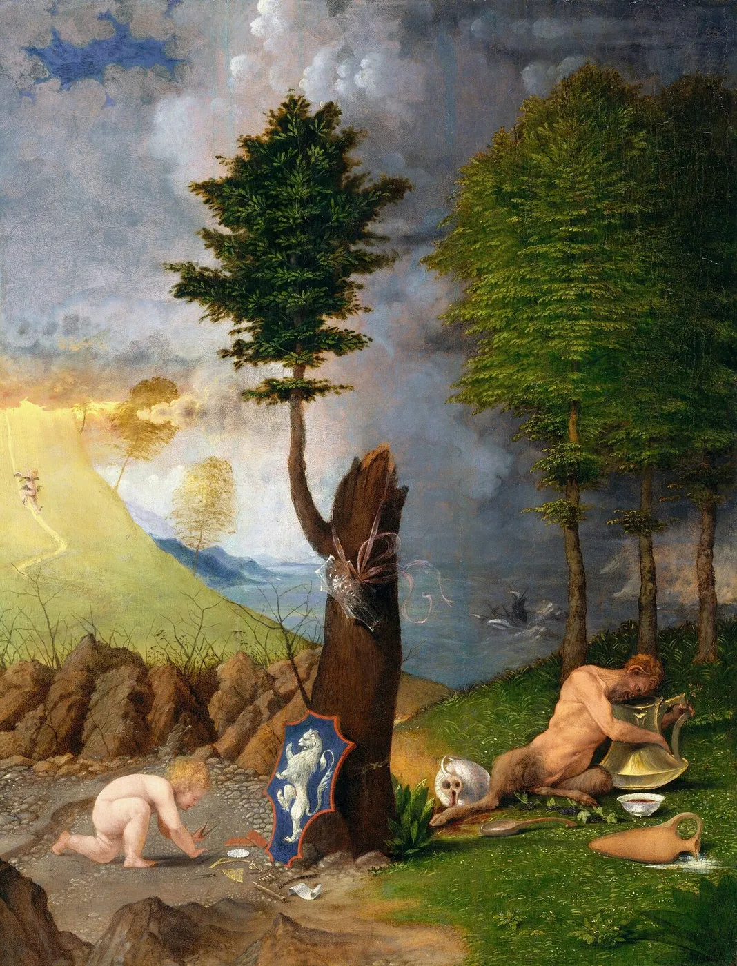 Allegory of Virtue and Vice — Lorenzo Lotto