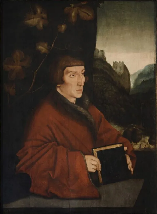 Ambrosius Volmar Keller (1538) by Hans Baldung Grien — original painting reproduced as a hand-painted oil on canvas