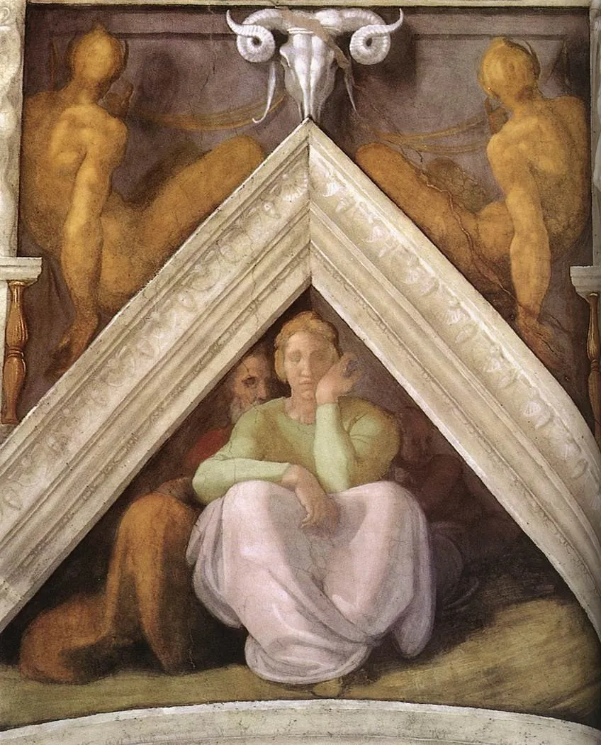 Ancestors of Christ: David and Solomon — Michelangelo
