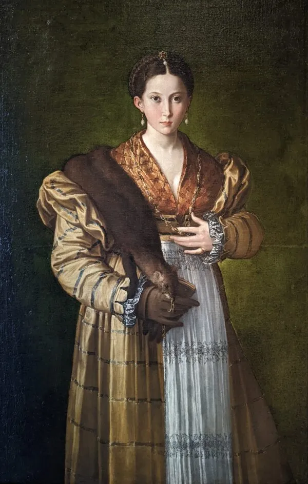 Antea (1535) by Parmigianino — original painting reproduced as a hand-painted oil on canvas
