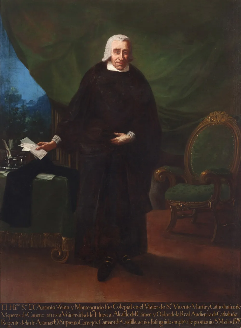 Antonio Veián y Monteagudo (1782) by Francisco Goya — original painting reproduced as a hand-painted oil on canvas