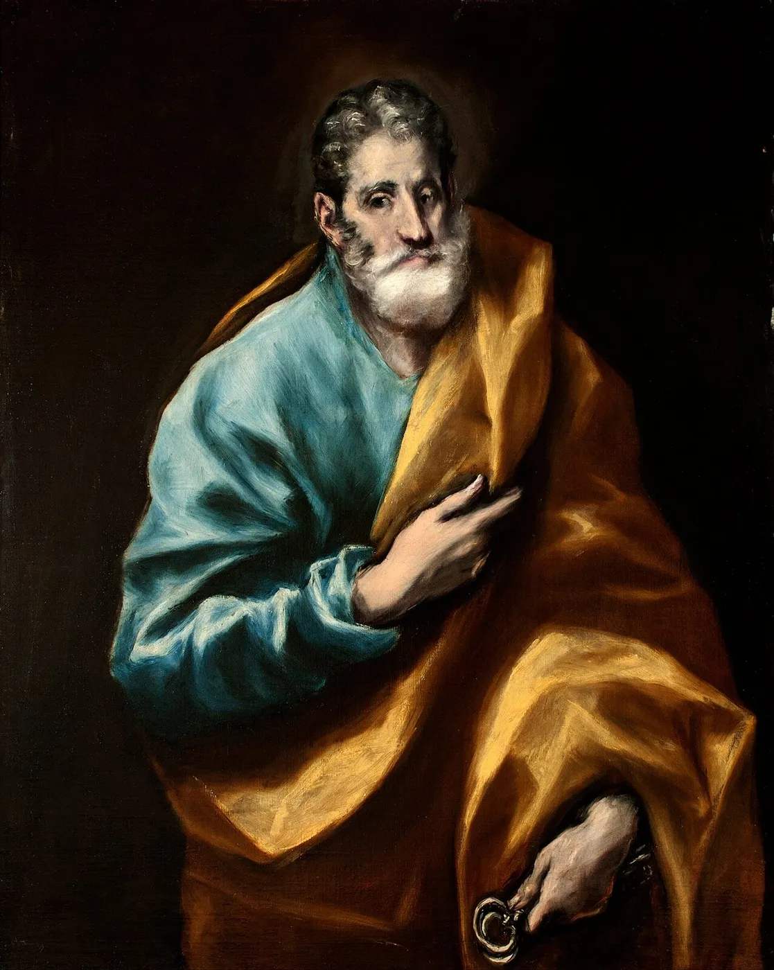 Apostle Saint Peter (1610) by El Greco — original painting reproduced as a hand-painted oil on canvas