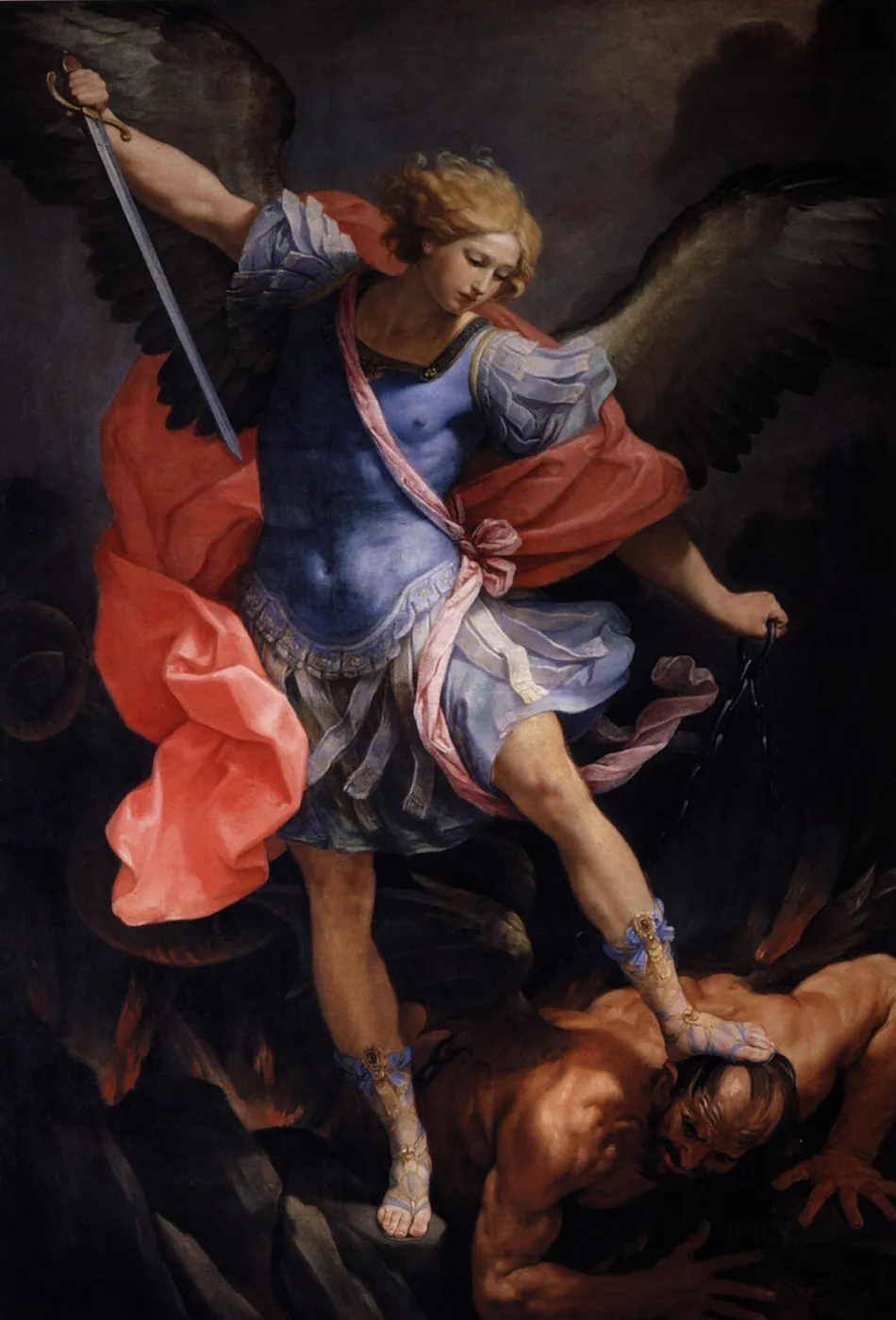 Archangel Michael defeats Satan — Guido Reni