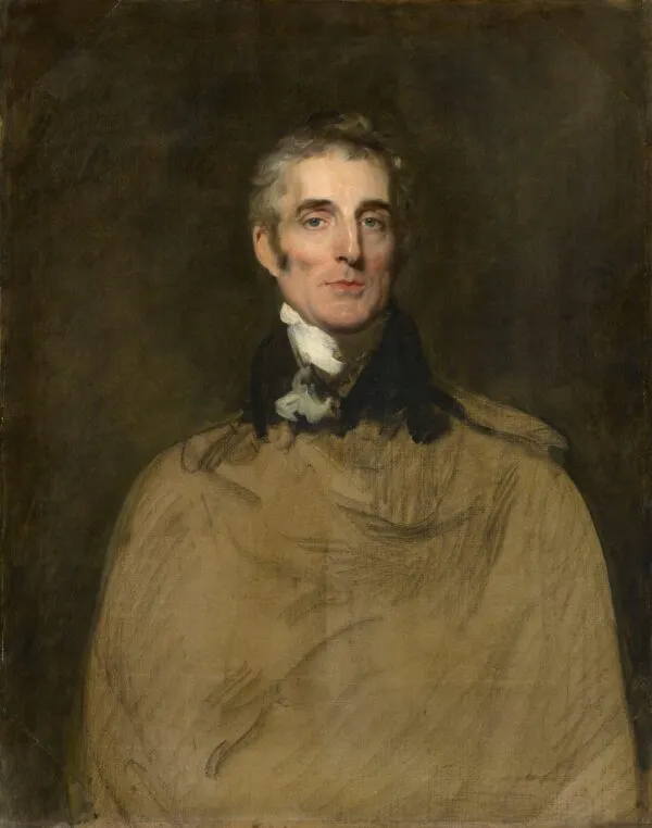 Arthur Wellesley, 1st Duke of Wellington (1829) by Thomas Lawrence — original painting reproduced as a hand-painted oil on canvas