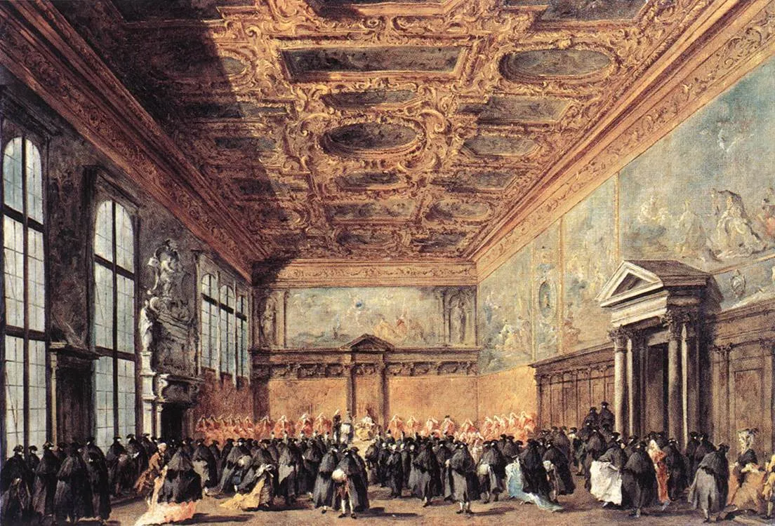Audience Granted by the Doge — Francesco Guardi