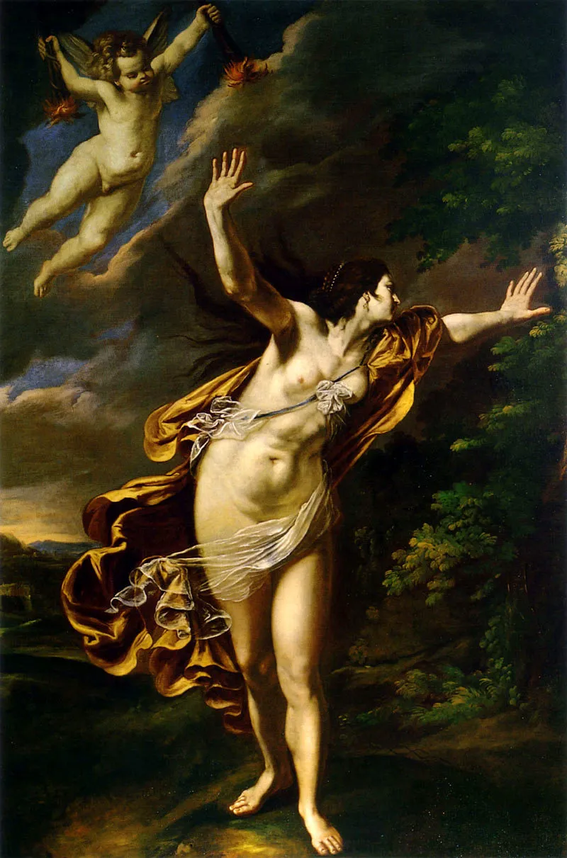 Aurora (1627) by Artemisia Gentileschi — original painting reproduced as a hand-painted oil on canvas