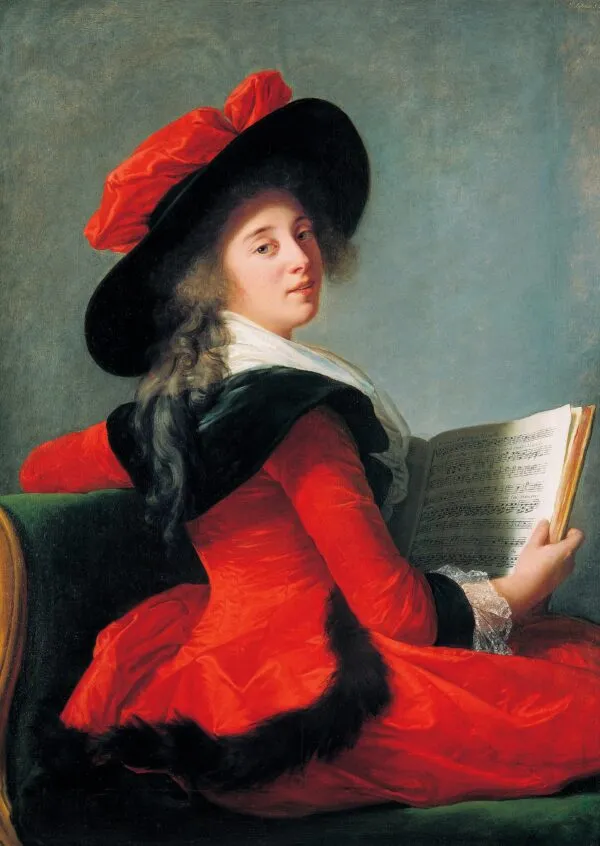 Baronne de Crussol (1785) by Élisabeth Louise Vigée Le Brun — original painting reproduced as a hand-painted oil on canvas