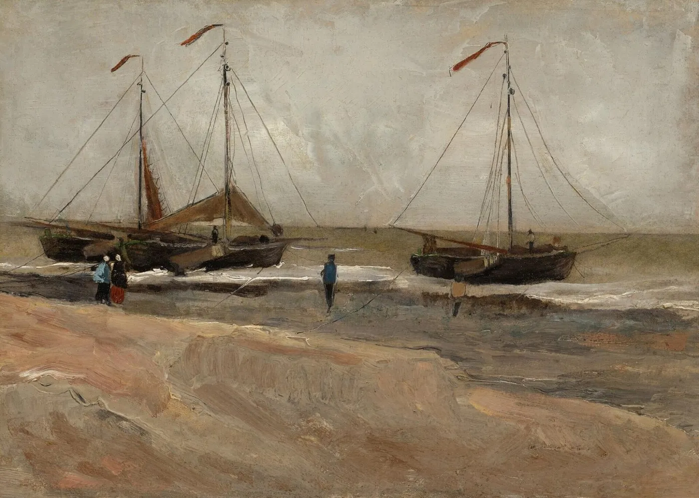 Beach at Scheveningen in Calm Weather — Vincent van Gogh