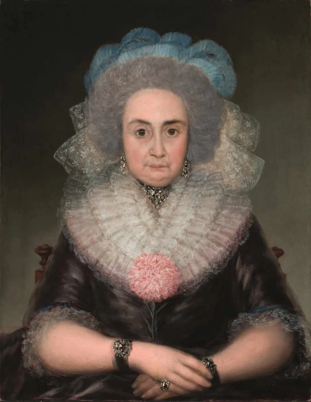 Bernarda Tavira by Francisco Goya — original painting reproduced as a hand-painted oil on canvas