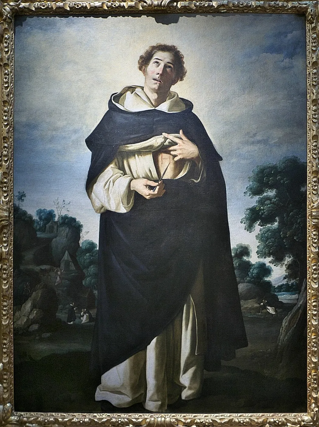 Blessed Henry Suso (1639) by Francisco de Zurbarán — original painting reproduced as a hand-painted oil on canvas