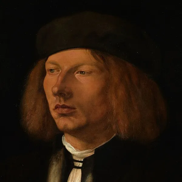 Burkard von Speyer (1506) by Albrecht Dürer — original painting reproduced as a hand-painted oil on canvas