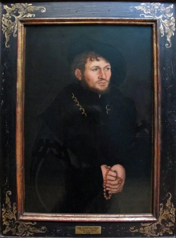 Caspar von Köckeritz (1553) by Lucas Cranach the Elder — original painting reproduced as a hand-painted oil on canvas