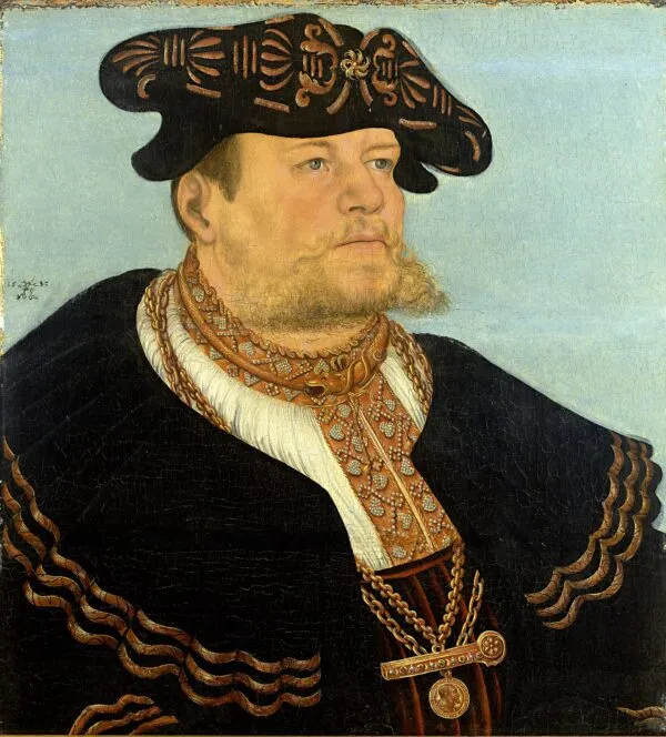 Chancellor Gregor Brück (1533) by Lucas Cranach the Elder — original painting reproduced as a hand-painted oil on canvas