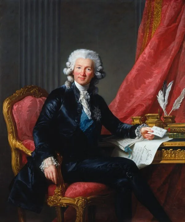 Charles-Alexandre de Calonne (1734-1802) (1784) by Élisabeth Louise Vigée Le Brun — original painting reproduced as a hand-painted oil on canvas