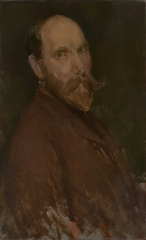 Charles Lang Freer (1902) by James McNeill Whistler — original painting reproduced as a hand-painted oil on canvas