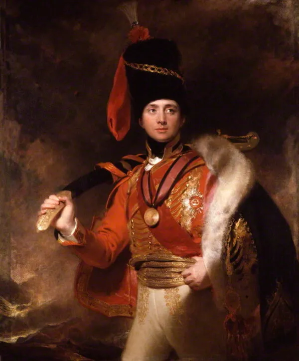 Charles William Vane-Stewart, 3rd Marquess of Londonderry (1812) by Thomas Lawrence — original painting reproduced as a hand-painted oil on canvas