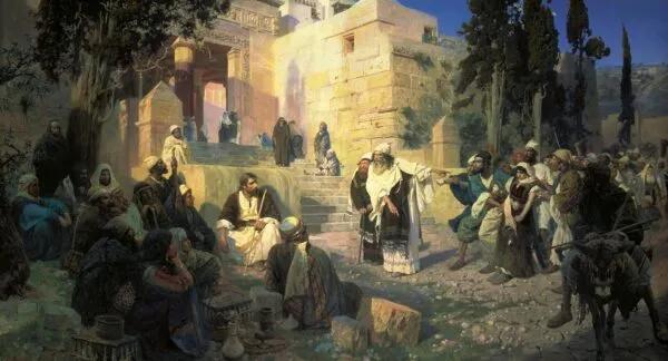Christ and the Woman Taken in Adultery — Vasily Polenov