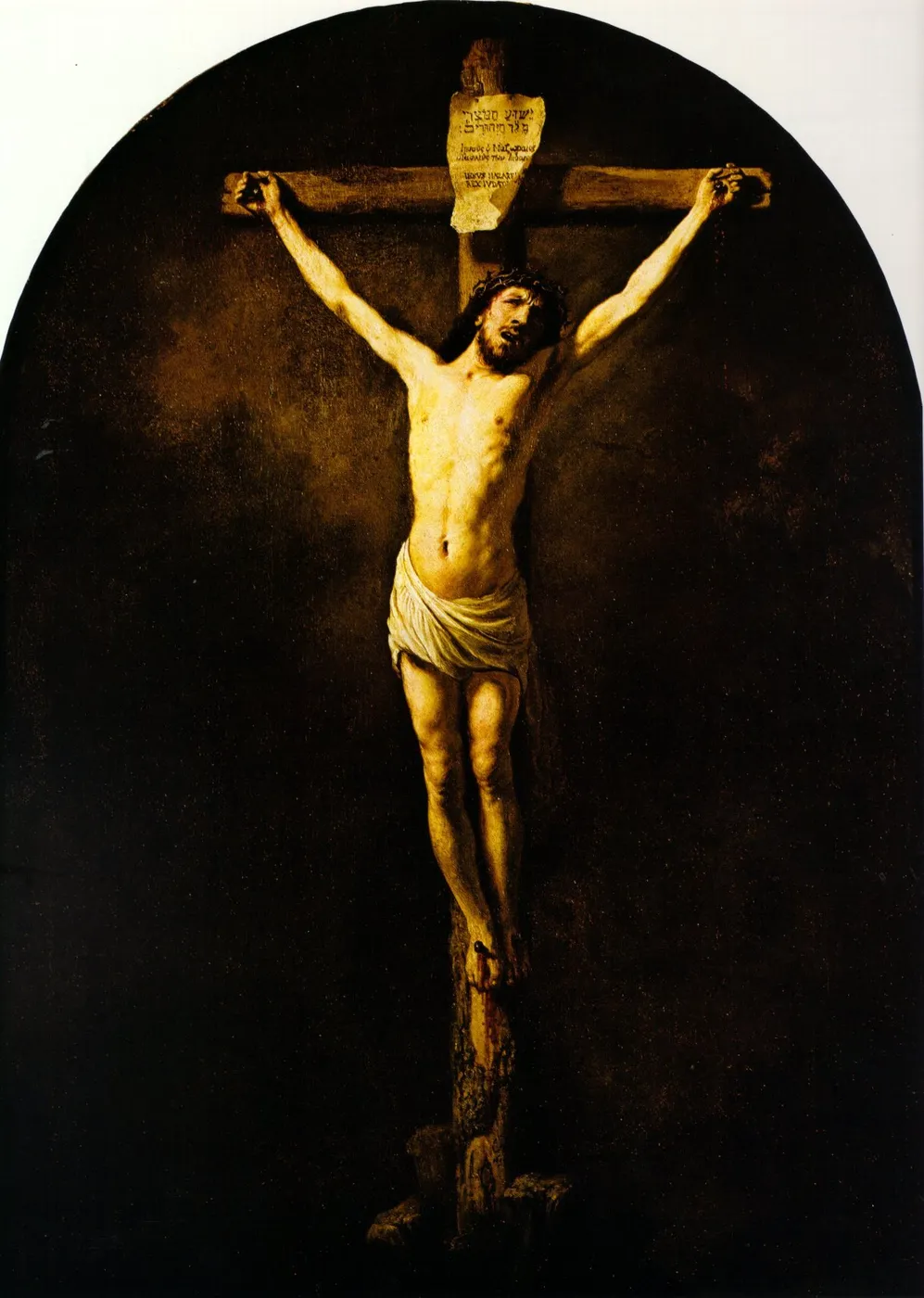 Christ on the cross — Rembrandt