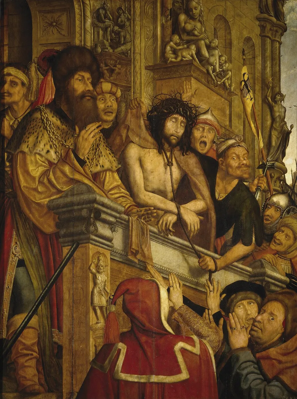 Christ presented to the People — Quinten Metsys