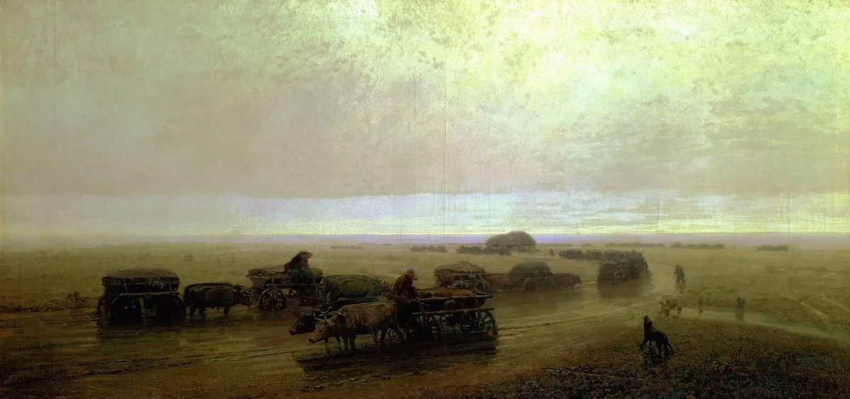 Chumaks path in Mariupol — Arkhip Kuindzhi