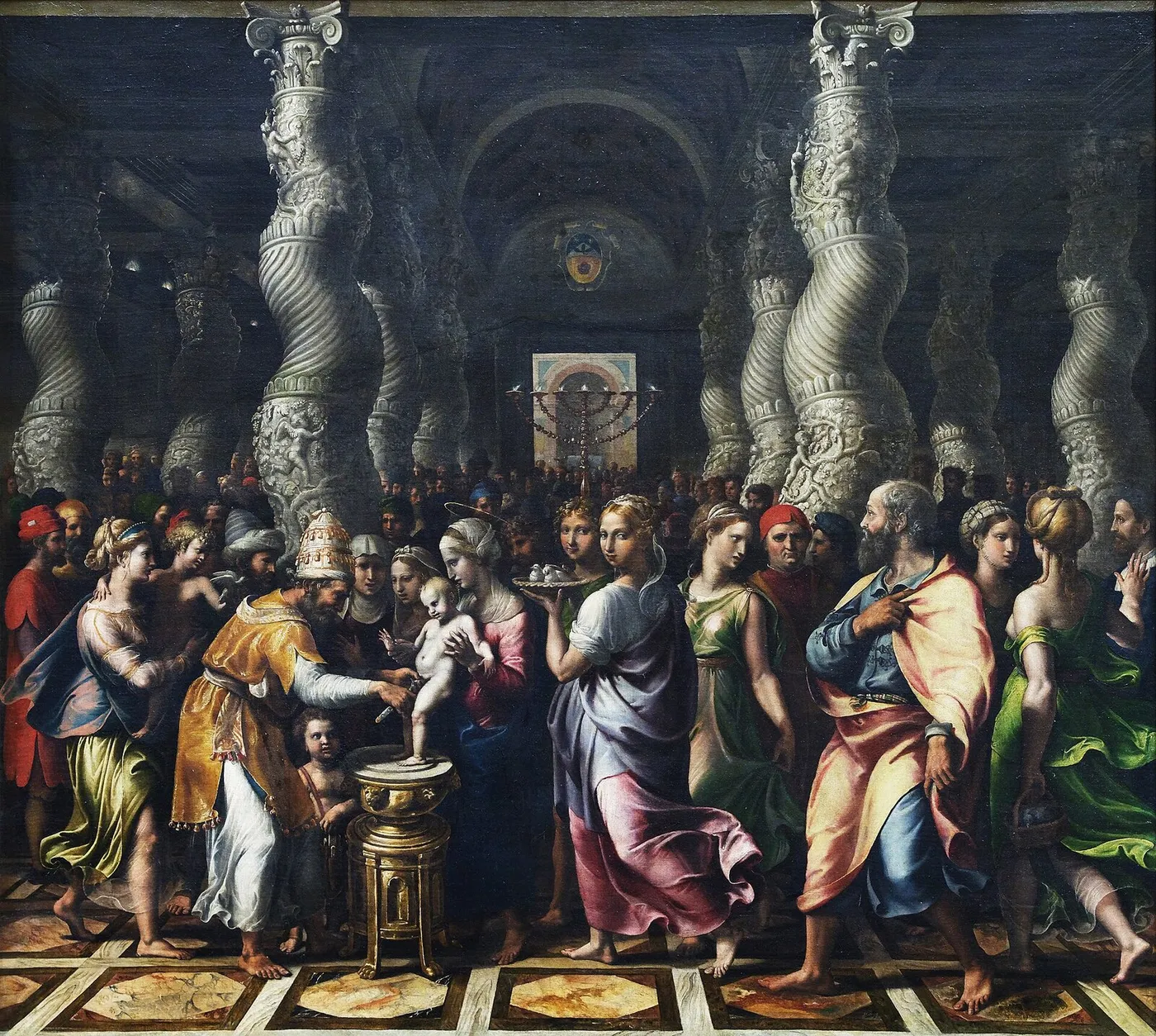 Circumcision (1525) by Giulio Romano — original painting reproduced as a hand-painted oil on canvas