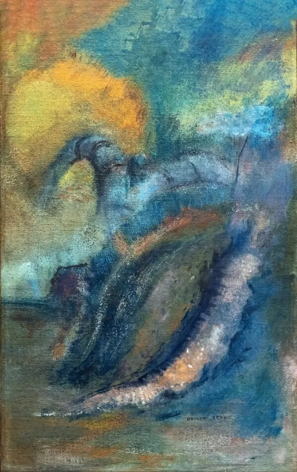 Conque marine by Odilon Redon — original painting reproduced as a hand-painted oil on canvas