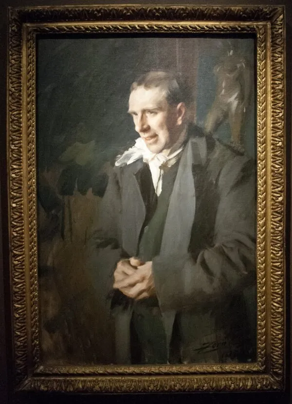 Coquelin Cadet (1889) by Anders Zorn — original painting reproduced as a hand-painted oil on canvas
