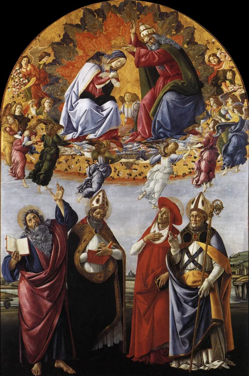 Coronation of the Virgin — Sandro Botticelli