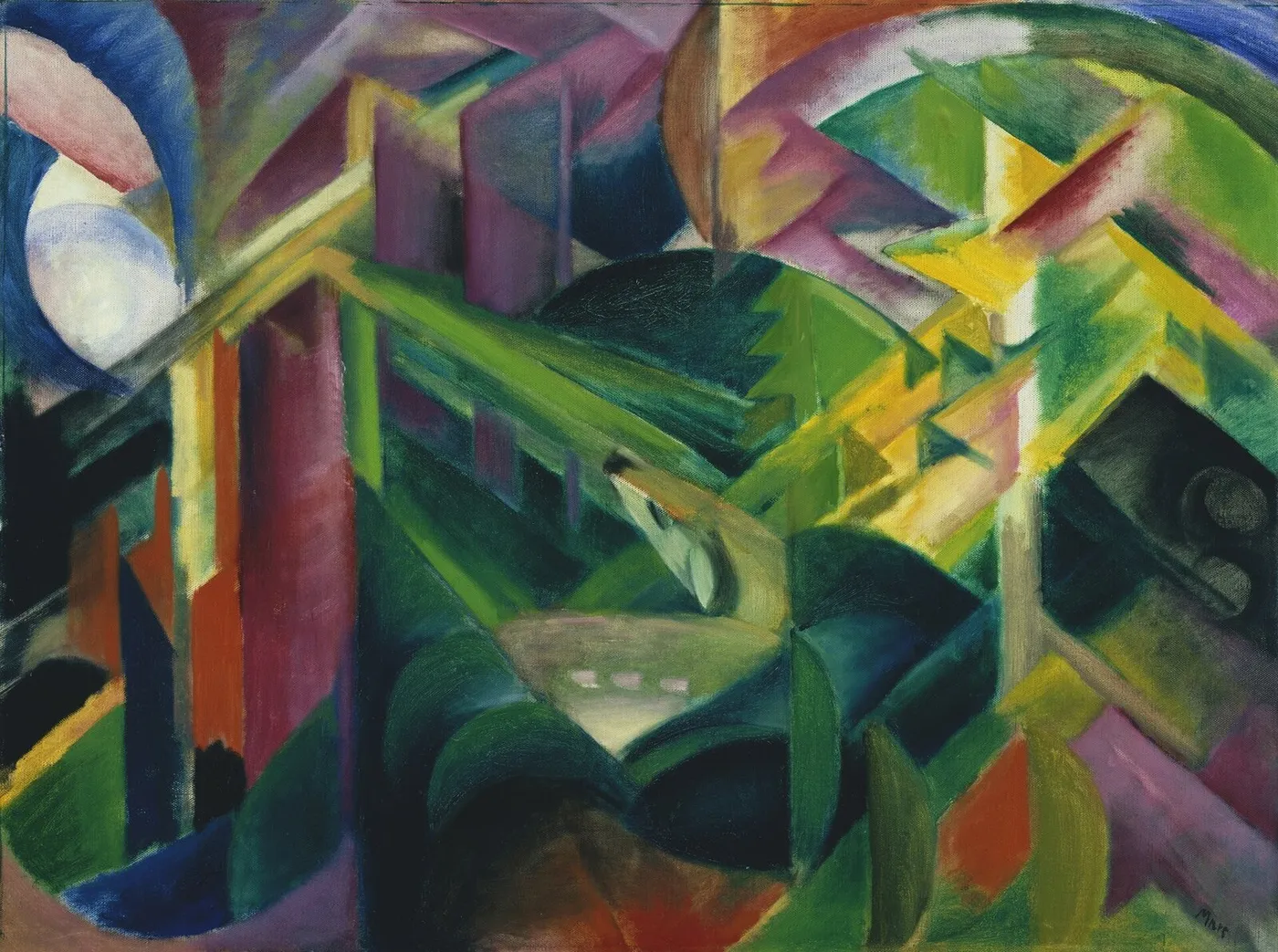 Deer in a Monastery Garden — Franz Marc