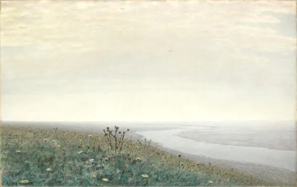 Dnieper in the morning (1881) by Arkhip Kuindzhi — original painting reproduced as a hand-painted oil on canvas