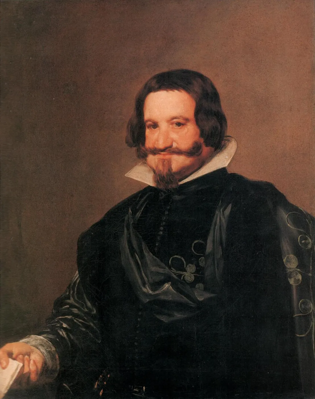 Don Gaspar de Guzmán (1587–1645), Count-Duke of Olivares (1635) by Diego Velázquez — original painting reproduced as a hand-painted oil on canvas