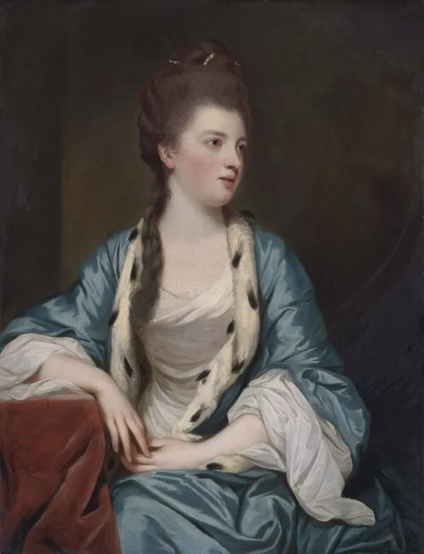 Elizabeth Kerr, Marchioness of Lothian (1769) by Joshua Reynolds — original painting reproduced as a hand-painted oil on canvas