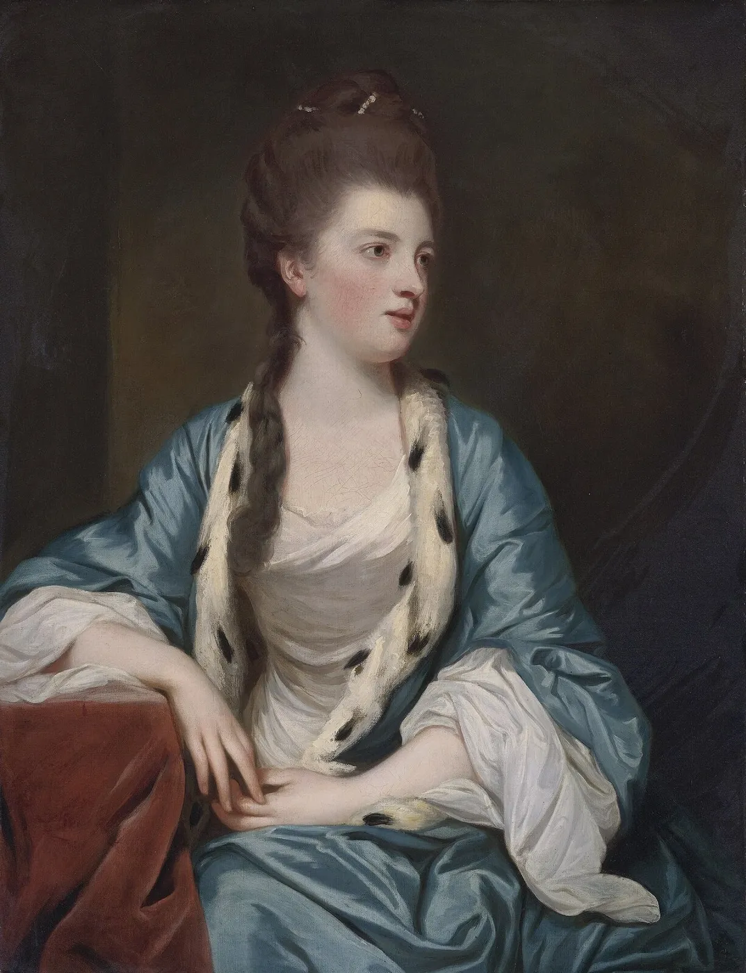 Elizabeth Kerr, Marchioness of Lothian (1769) by Joshua Reynolds — original painting reproduced as a hand-painted oil on canvas