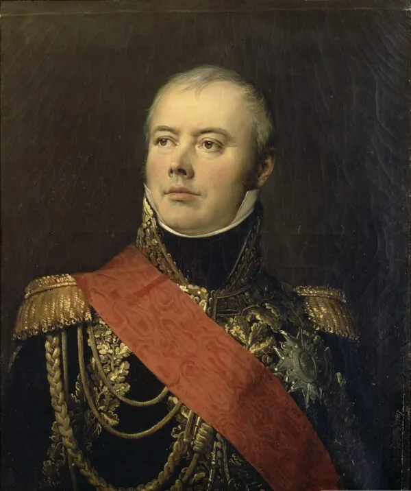 Etienne-Jacques-Joseph MacDonald, duc de Tarente, maréchal de France (1765-1840) (1817) by Antoine-Jean Gros — original painting reproduced as a hand-painted oil on canvas
