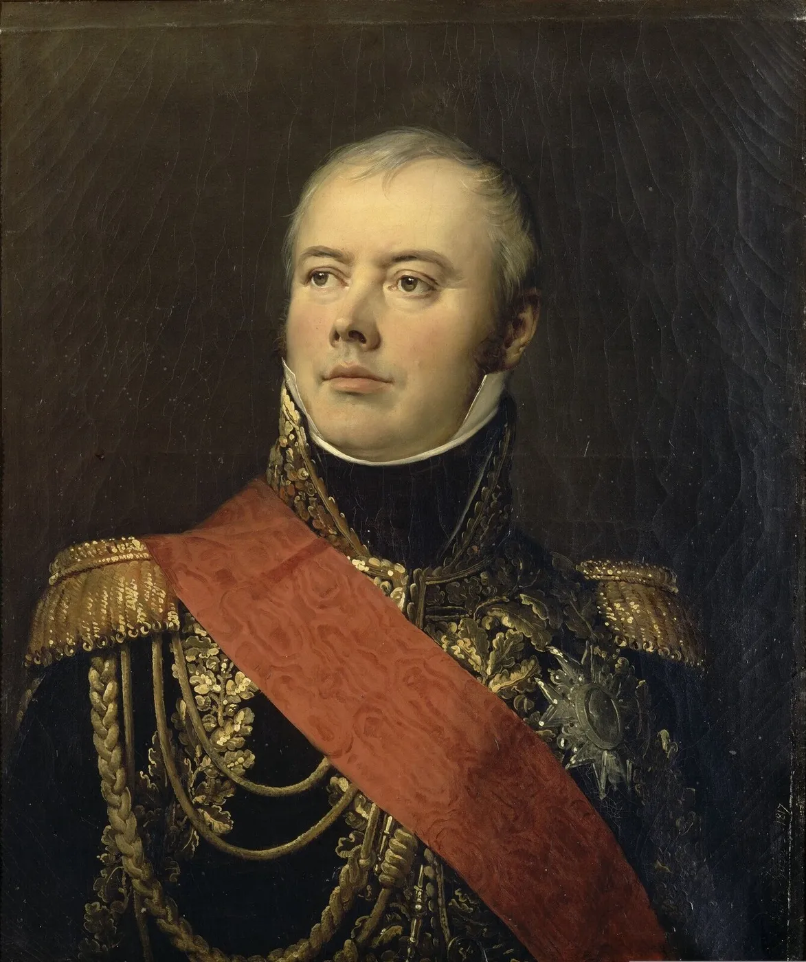 Etienne-Jacques-Joseph MacDonald, duc de Tarente, maréchal de France (1765-1840) (1817) by Antoine-Jean Gros — original painting reproduced as a hand-painted oil on canvas