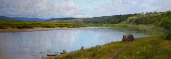 Eye (1890) by Vasily Polenov — original painting reproduced as a hand-painted oil on canvas