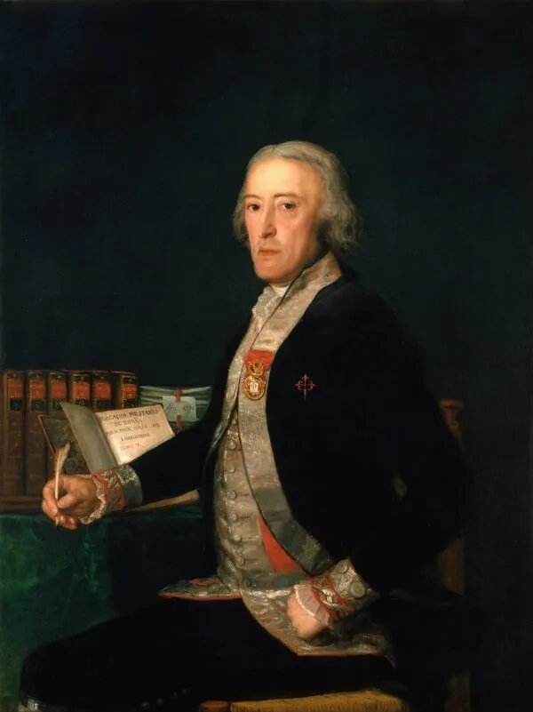 Félix Colón de Larriátegui (1794) by Francisco Goya — original painting reproduced as a hand-painted oil on canvas