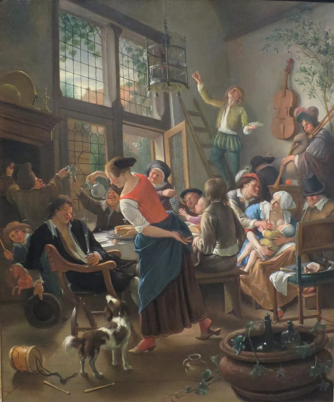 Festive Family Meal — Jan Steen
