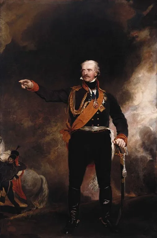 Field-Marshal Gebhardt von Blücher (1742-1819) (1814) by Thomas Lawrence — original painting reproduced as a hand-painted oil on canvas
