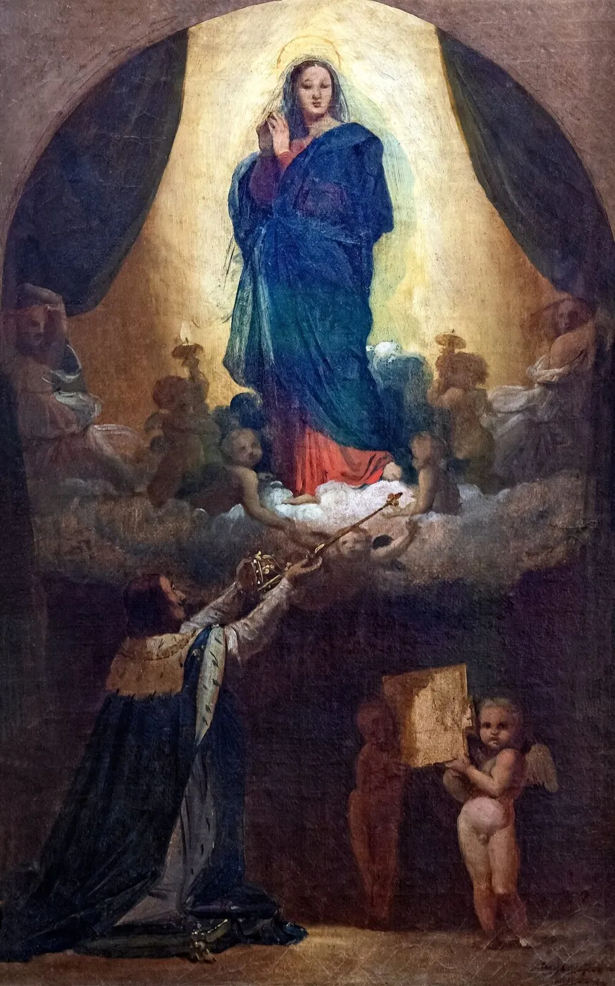 First Thought of the Vow of Louis XIII — Jean-Auguste-Dominique Ingres