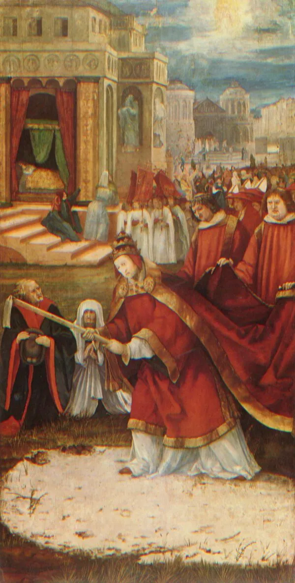 Founding of Santa Maria Maggiore in Rome (1510) by Matthias Grünewald — original painting reproduced as a hand-painted oil on canvas