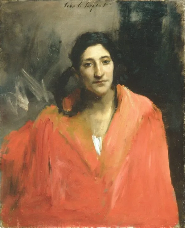 Gitana (1876) by John Singer Sargent — original painting reproduced as a hand-painted oil on canvas