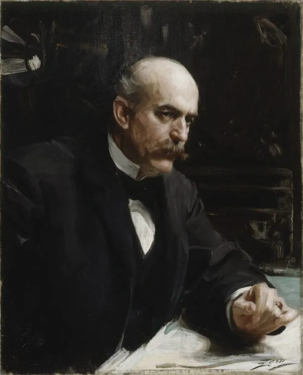 Halsey Cooley Ives (1894) by Anders Zorn — original painting reproduced as a hand-painted oil on canvas