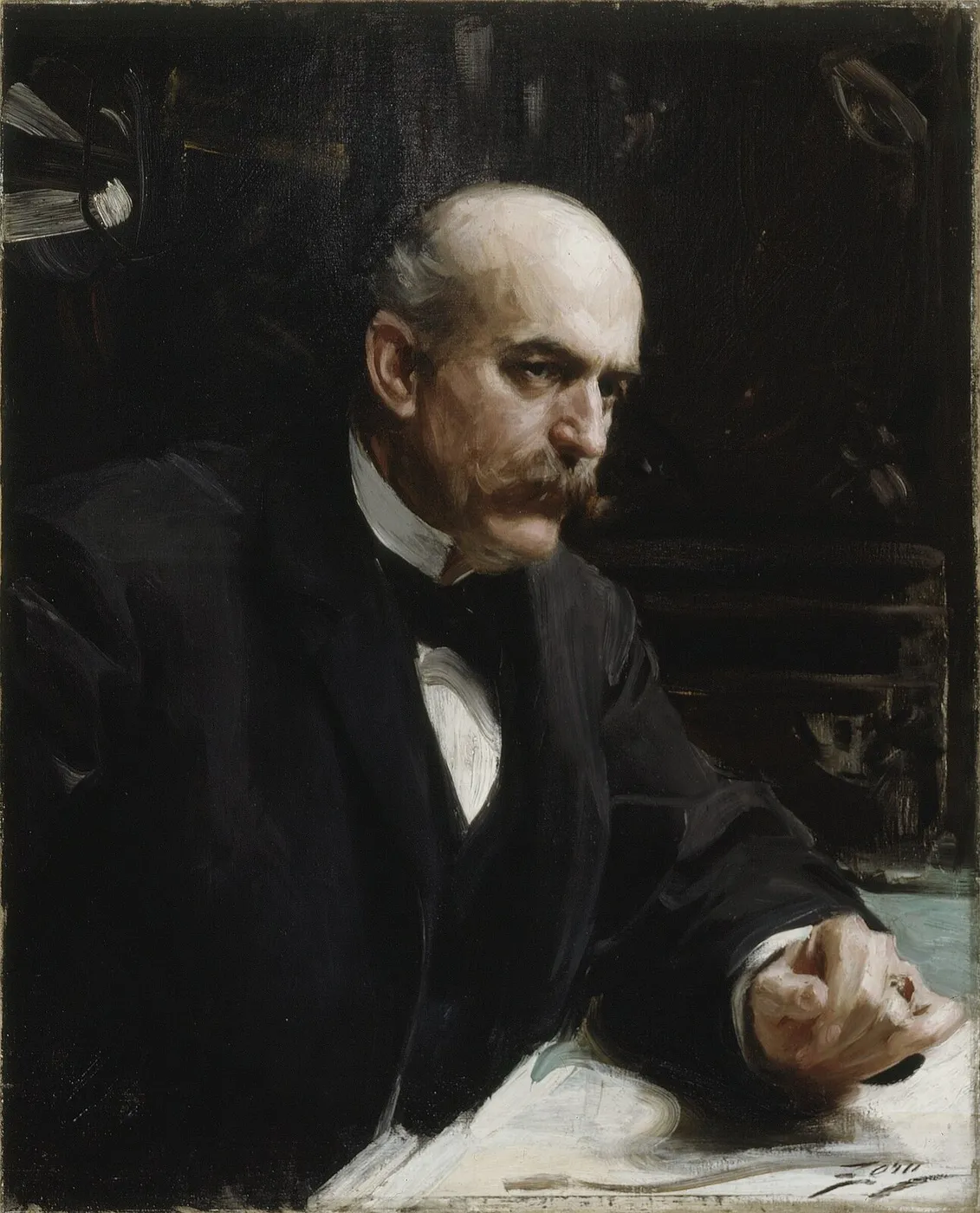 Halsey Cooley Ives (1894) by Anders Zorn — original painting reproduced as a hand-painted oil on canvas
