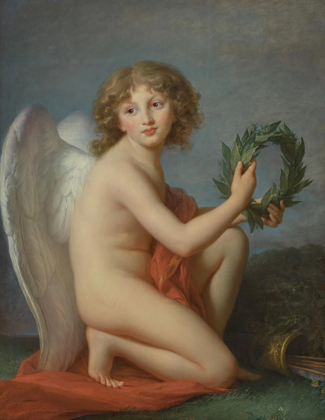 Heinrich Lubomirski as the Genius of Fame — Élisabeth Louise Vigée Le Brun