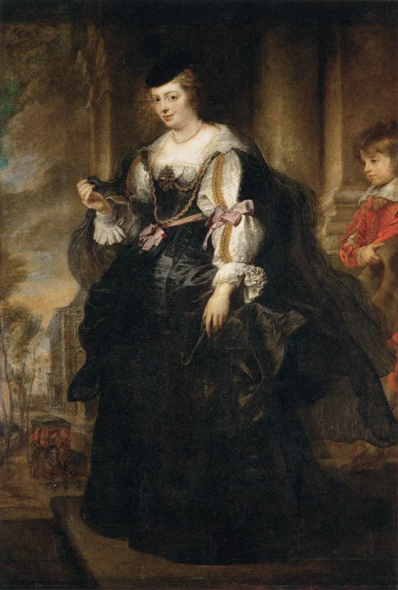 Helena Fourment with a Carriage — Peter Paul Rubens
