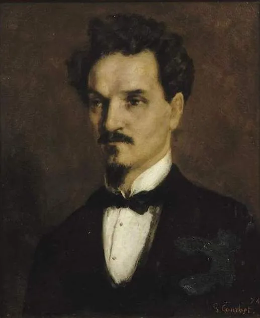 Henri Rochefort (1874) by Gustave Courbet — original painting reproduced as a hand-painted oil on canvas